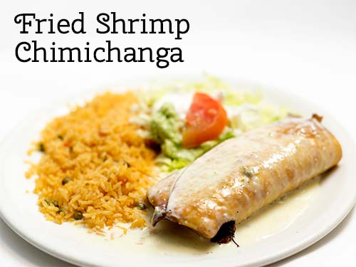 Fried Shrimp Chimichanga